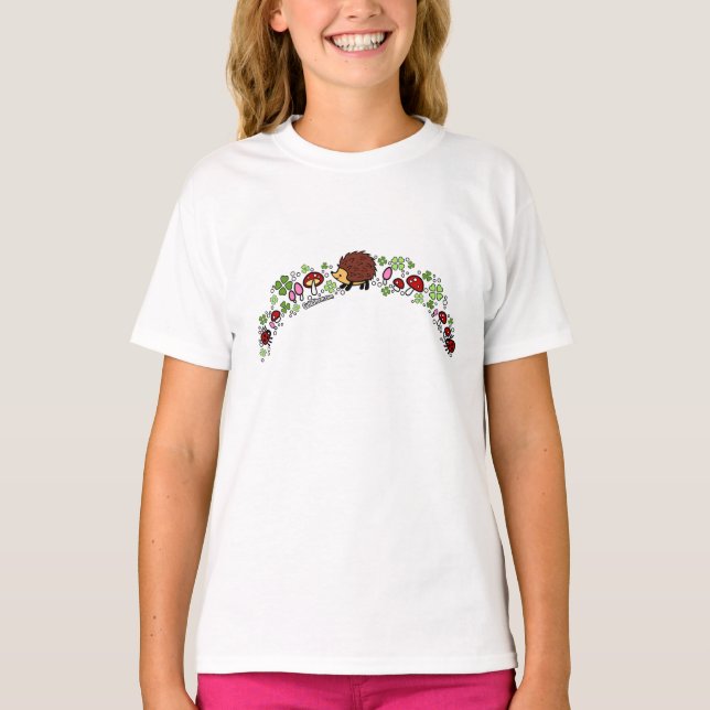Hedgehog forest T-Shirt (Front)