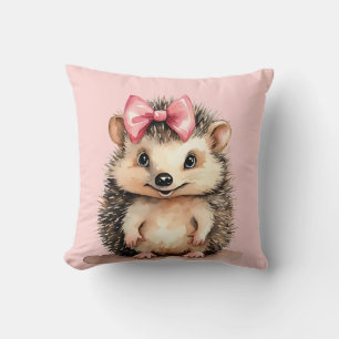 Hedgehog Girls Cushion