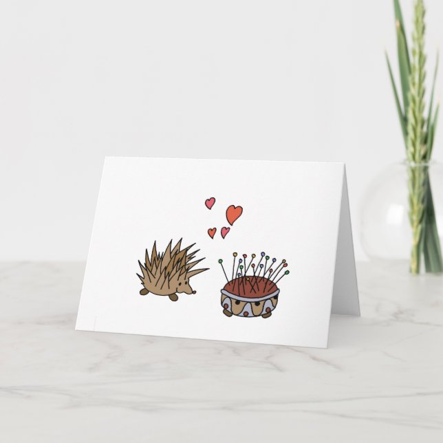 Hedgehog - hedgehog card (Front)