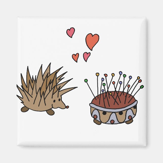 Hedgehog - hedgehog magnet (Front)