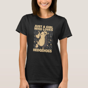 Hedgehog Hedgehogs Prickly Hoglet T-Shirt