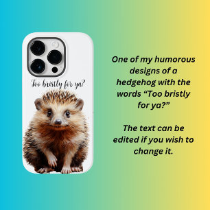 Hedgehog iPhone 14 pro case