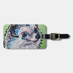 hedgehog.jpg luggage tag