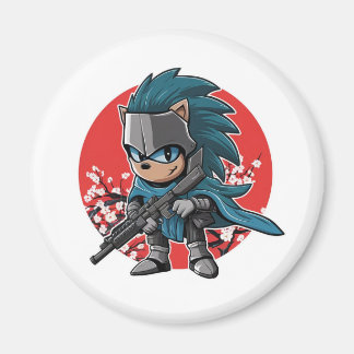 Hedgehog knight (2) magnet