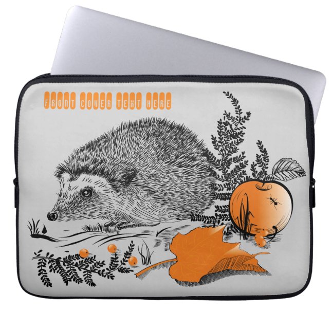 Hedgehog Laptop Sleeve (Front)