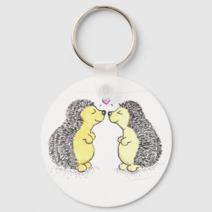 Hedgehog Love Key Ring