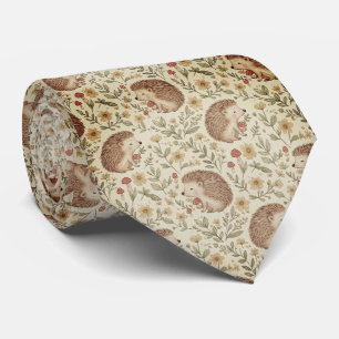 Hedgehog Meadow Tie