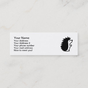 Hedgehog Mini Business Card