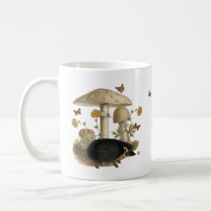 Hedgehog Mushroom Woodland Coffee Mug
