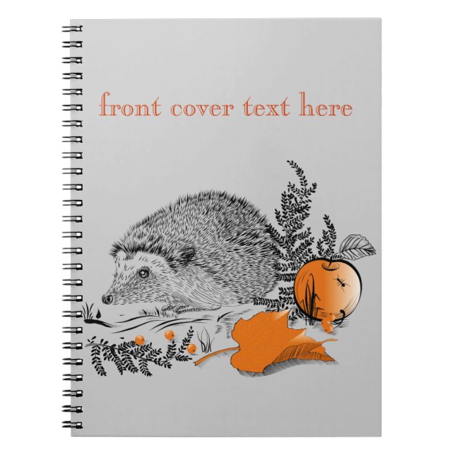 Hedgehog Notebook (Front)