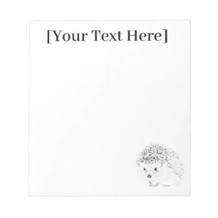 Hedgehog Notepad