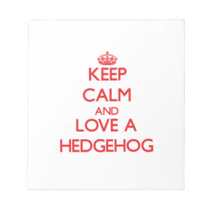 Hedgehog Notepad