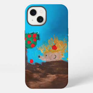 Hedgehog Painting iPhone 13 Case