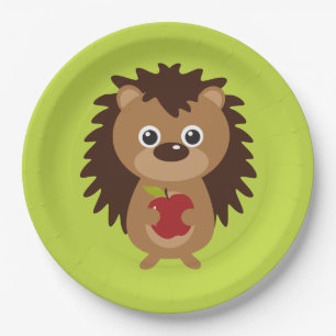 Hedgehog Paper Plate