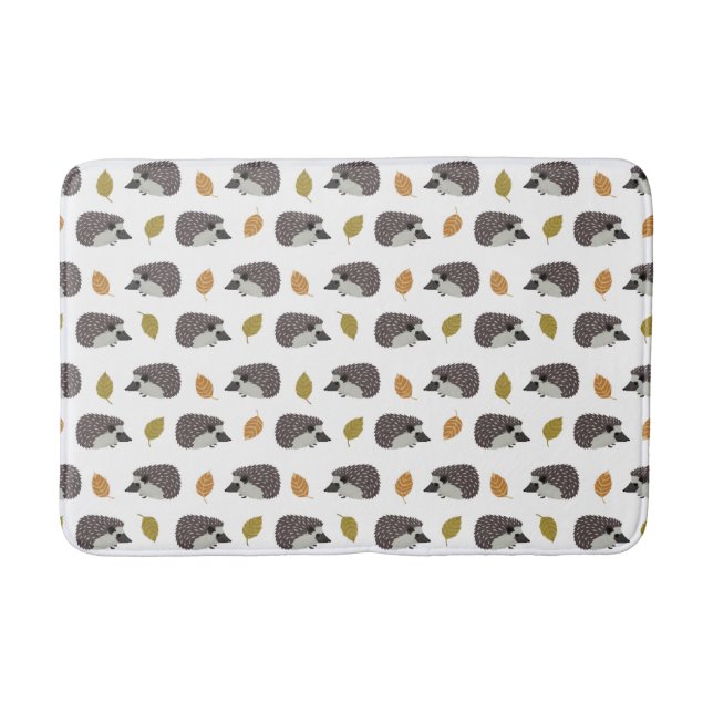 Hedgehog Pattern bath mats (Front)
