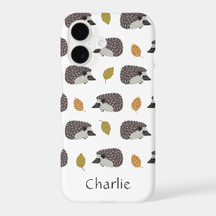 Hedgehog Pattern custom name phone cases