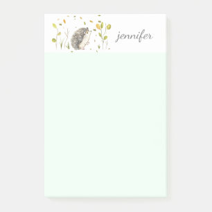 Hedgehog Personalise Post-it® Notes