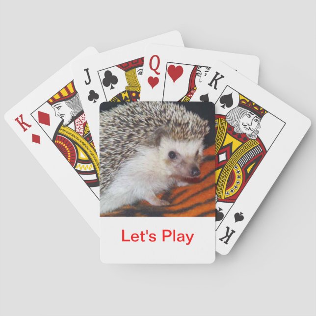 Hedgehog Playing Cards (Back)