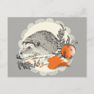 Hedgehog Postcard