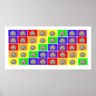 Hedgehog Rainbow Poster