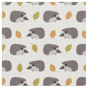 Hedgehog repeat pattern pattern fabric