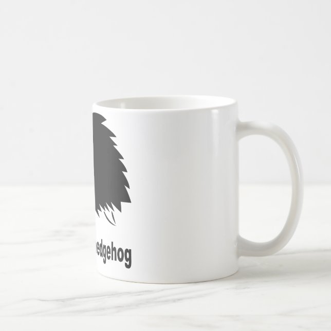 Hedgehog - Respect the Hedgehog Coffee Mug (Right)