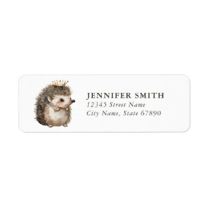Hedgehog Return Address Labels