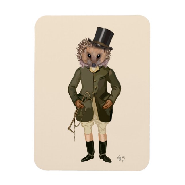 Hedgehog Rider Full 2 Magnet (Vertical)
