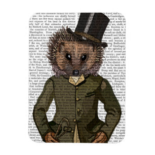Hedgehog Rider Portrait Magnet