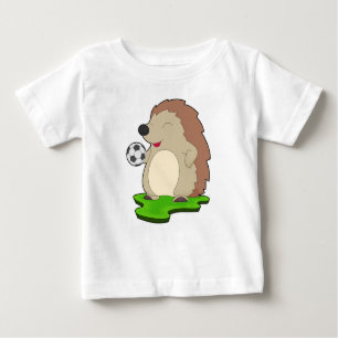 Hedgehog Soccer player Soccer Baby T-Shirt