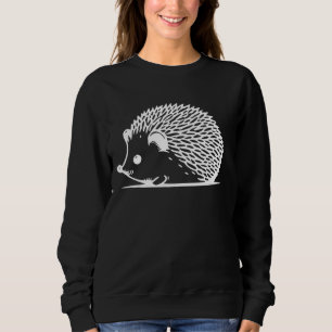 Hedgehog spiny Forest Animal Love cute Nature mead Sweatshirt