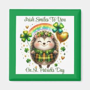 Hedgehog St. Patrick's Day Magnet