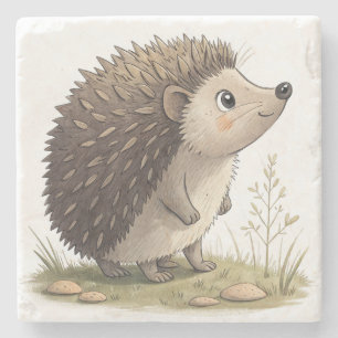 Hedgehog Stone Coaster