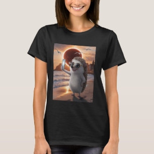 Hedgehog taking a selfie Total Lunar Eclipse March T-Shirt