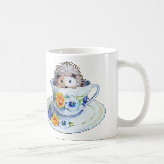Hedgehog Tea Mug (Right)