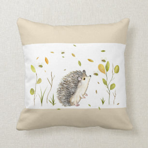 Hedgehog Throw Pillow