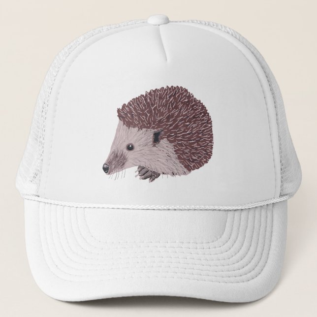 Hedgehog Trucker Hat (Front)