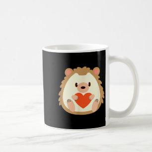 Hedgehog Valentines Day Heart Animals Lover Gift Coffee Mug