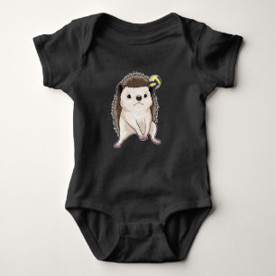 Hedgehog Volleyball player Volleyball Baby Bodysuit