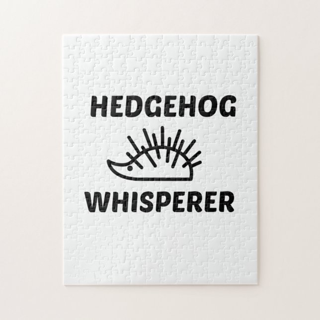 HEDGEHOG WHISPERER JIGSAW PUZZLE (Vertical)