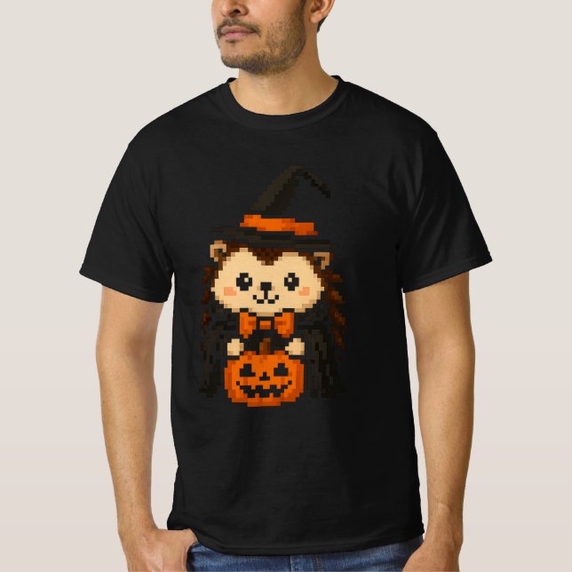 hedgehog witch tshirt (Front)