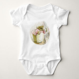 Hedgehog with Iron Mrs Tiggy-Winkle Baby Bodysuit