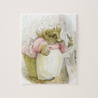 Hedgehog with Iron Mrs Tiggy-Winkle