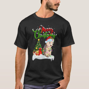 Hedgehog Xmas Decorations Santa Hedgehog Christma T-Shirt
