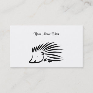 Hedgehog, Your Name Here Business Card