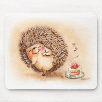 Hedgehog Yum Mouse Pad