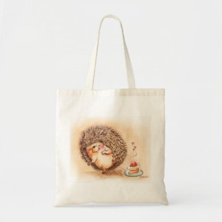 Hedgehog Yum Tote Bag