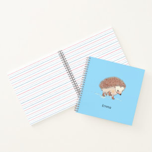 Hedgehog's Big Adventure Handwriting Practice Notebook