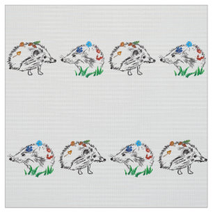 Hedgehogs, Cute Aniamls Fabric