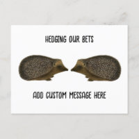 Hedgehogs getting married - Funny Hedgehog wedding